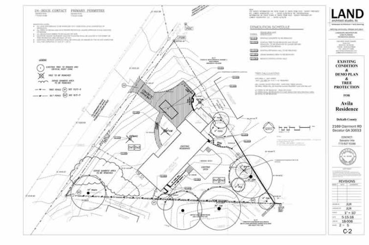 Avila Landscape plan